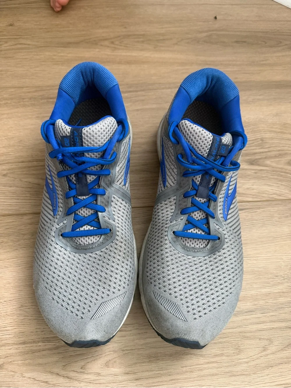Brooks Men’s Adrenaline Running Shoes in Gray and Blue